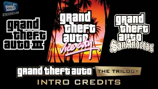 GTA Trilogy Definitive Edition - Opening Credits (GTA 3, Vice City and San Andreas)