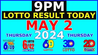 Lotto Result Today 9pm May 2 2024 (PCSO)
