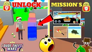 Finally Chad Unlocked mission 🙀🔐 | DTW NEW UPDATE | How to unlock Chad in dude theft wars 2024