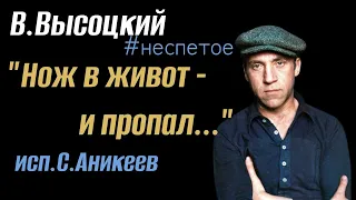 В.Высоцкий " Не однажды встречал на пути подлецов..." #неспетое ( исп. С.Аникеев)