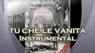 TU CHE LE VANITA Score Karaoke (Instrumental)