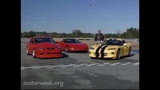 Motorweek 2001 American Supercar Comparison Test (Cobra R vs. Viper vs. Z06)