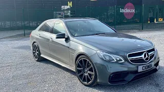 E63 AMG on track + 200mph