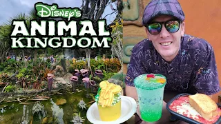 Wild Adventures And Earth Month Eats At Disney's Animal Kingdom | Meeting Dug On A Rainy Day