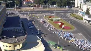 Шествие на День города Липецка 19.07.2014г.