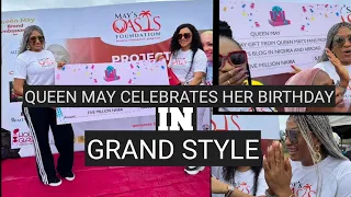 MAY EDOCHIE OVERWHELMED WITH THE SUBSTANTIAL GIFTS PRESENTED TO HER BY FANS
