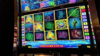 Lord of the ocean 30 free games 10 cent bet!
