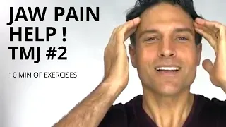 TMJ Exercises #2 --- Jaw Pain Help. ---  Teeth Grinding