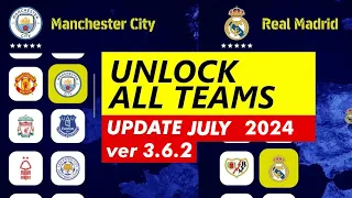 eFootball 2024 Unlock All Teams PC Steam ver 3.5.0 UPDATE APRIL 2024