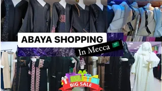 Best abaya shop in makkah | Saudia abaya designs| saudi naqab design| #makkah #madina #abaya #vlog