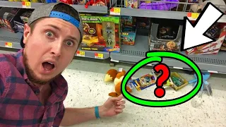 HIDDEN UNDER THE STORE SHELF I FOUND NEW POKEMON CARDS AND MORE!