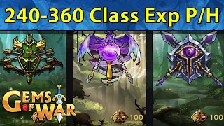 Gems of War: Quickest and Passive Class EXP Farming 2022 | 240-360 Class EXP Per Hour