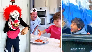 CRAZIEST DAD VS SON PRANK WAR EVER!! 😂😂😂