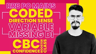 Coded Direction Sense | Variable Missing DI | #confidenceboosterclass | RRB PO MAINS 2023 | Veteran