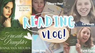 CHATTY Reading Vlog | Reading Biblical Fiction, Church Convictions, Thrift Haul & Cooking Challenges