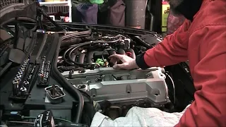 Мерседес-Бенц W140 S320 Двигатель М104 Замена Прокладки ГБЦ Часть 1 - Разборка
