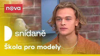 Český Leonardo DiCaprio model Oliver Průcha I Snídaně I Nova