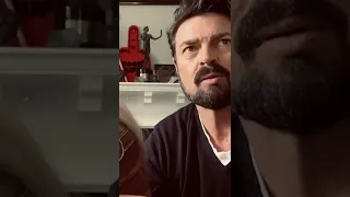 Karl Urban Loves His Helmet From 'The Lord Of The Rings' #TheBoys