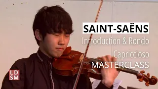 Saint-Saëns Introduction & Rondo | LDSM Violin Masterclass 2015 with Levon Chilingirian