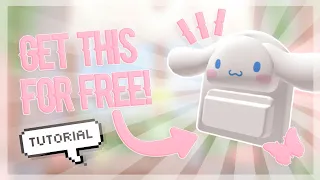 How to Get FREE Cinnamoroll Backpack in Roblox (My Hello Kitty Cafe Event)