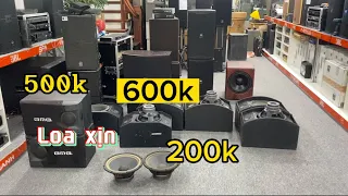 Thanh lí lô loa nằm bãi xịn bass 25 sx tại nhật và loa Đức siêu rẻ,Bass rời 30 xịn bmb 1000c