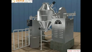 RCVD -  Rotocone Vacuum Dryer - Doublecone Vacuum Dryer - Tumbling Vacuum Dryer