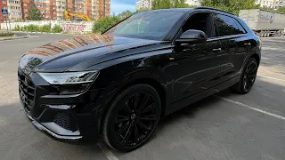 Audi Q8 2023гв, 3.0d - 268лс, крутая комплектация, 12.600.000 рублей.