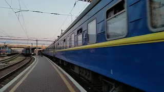 🇺🇦 "Слава Україні!"  Електровоз ЧС8-075 з поїздом EN 29 Київ-Ужгород