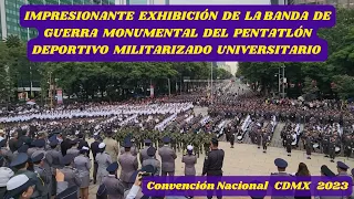 Marchas conmemorativas Pentatlón Deportivo Militarizado, Convención Nacional 85 Aniversario CDMX.