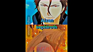 Aizen(manga) vs sephiroth (remake) #bleach #finalfantasy7 #fyp #edit #debate