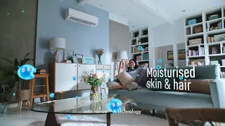 Panasonic nanoe™ X Air Conditioner keeping you and your loved one safe indoors [30s]