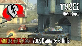 T92E1  |  7,6K Damage 6 Kills  |  WoT Blitz Replays