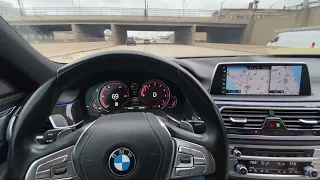 2016 BMW 740i M Sport 74k test drive