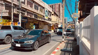 4K Thailand Walking Tour - Chiang Mai Old City Street View at Daytime