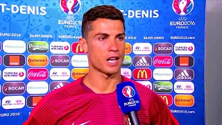 Cristiano Ronaldo speaking in several languages, Italian, English, Spanish and Portuguese