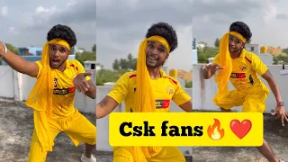 CSK Fans🔥💥❤️Ipl 2023 | Goutham | Just for fun❤️ | #trendingtheeviravadhi #csk #ipl2023