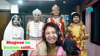 Reacting to If Gods Had Dashain Vacation|| Fun Revolution TV || Sweta Basnet