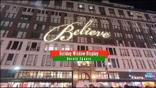 Macy's Holiday Window Display in New York 2019