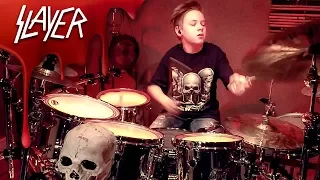 RAINING BLOOD - SLAYER - Drum Cover by Avery Drummer