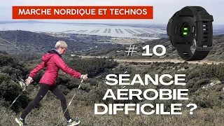 10 # Séance aérobie difficile en marche nordique