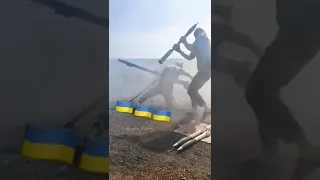 Armed Forces of Ukraine are firing from the SPG-9 "Spear"