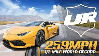 3500HP Lamborghini BLASTS to 259MPH - Half Mile World Record! Underground Racing