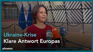 Statements der EU-Außenminister:innen vor den Gesprächen zur Ukraine-Krise am 24.01.22