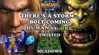 Grubby | Warcraft 3 The Frozen Throne | HU vs. ORC - There's a Storm...bolt Coming - Twisted Meadows