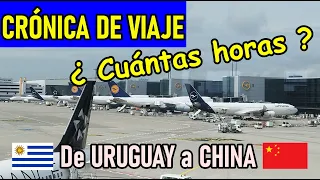 Vuelo en Lufthansa de Uruguay a China