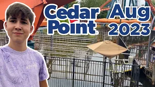 Cedar Point Aug 2023 | Major Flooding After Storms!