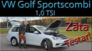 Stor svensk test av Volkswagen Golf Sportscombi 1,0 TSI.