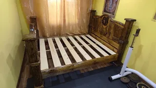 Кровать в славянском стиле