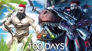I Have 100 Days To Beat ARK HARDCORE The Island