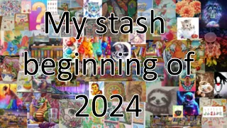 My stash beginning of 2024 - what I have at the start of #2024buynomore ???